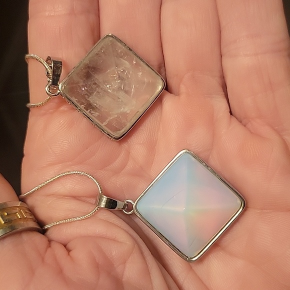 Pyramid Pendant Necklace - Picture 8 of 8